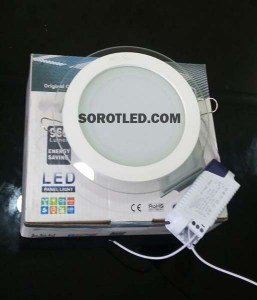 led downlight panel kaca sorotled3